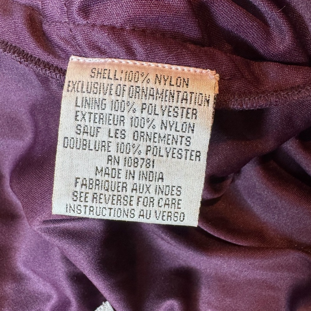 Vintage 80s/90s Niteline Purple Sequin Cocktail Dress – Size 14 - Picture 2 of 6
